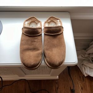 UGG Tan Suede Slippers